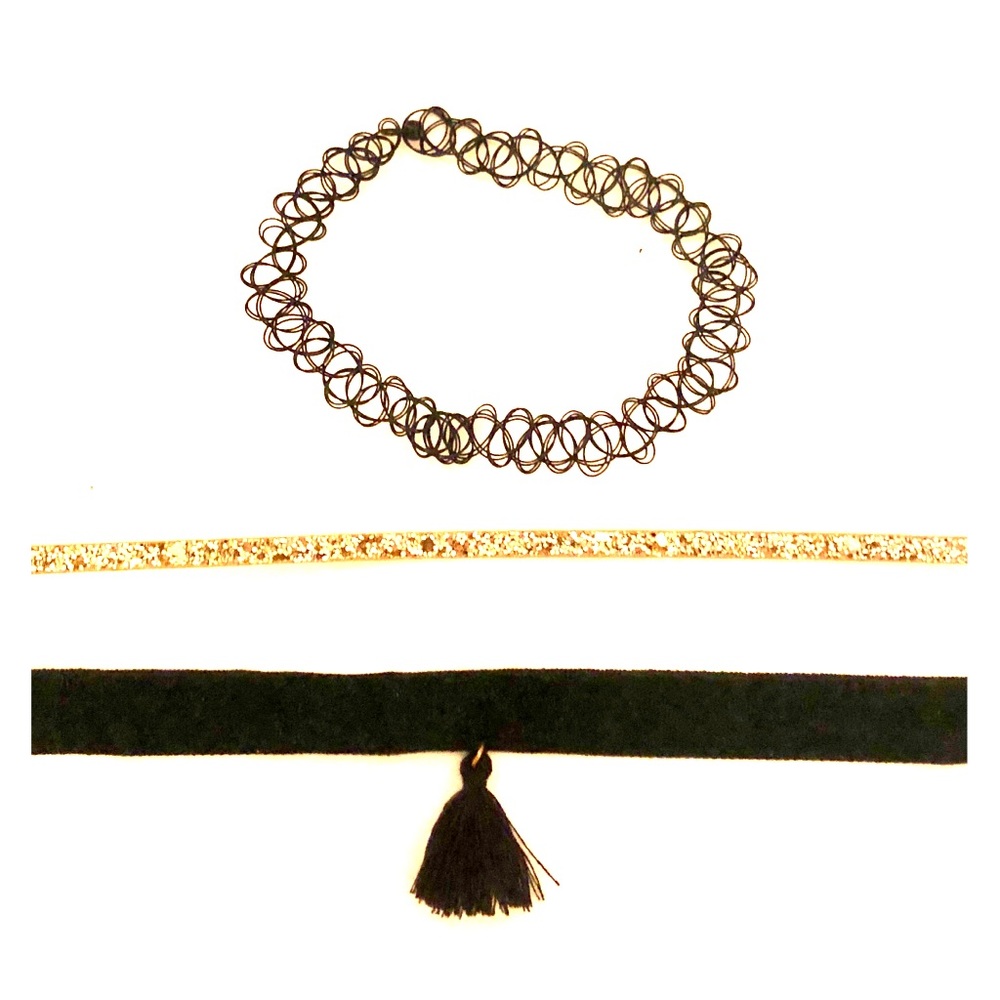 NWOT set of 3 chokers